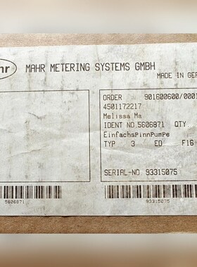 德国进口Mahr齿轮泵Feinpruef F16 3cc 议价