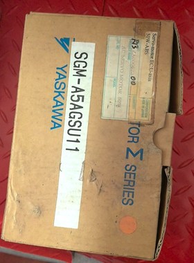 安川伺服电机 SGM-A5AGSU11 货一个 没有用过 议价