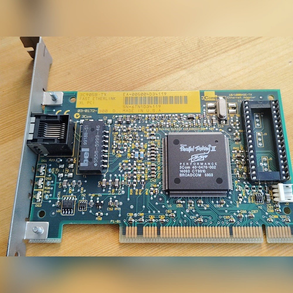 3COM 3C905B-TXNM百兆PCI老网卡 议价