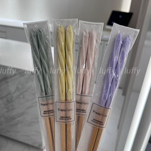 francfranc糖果色彩色筷子