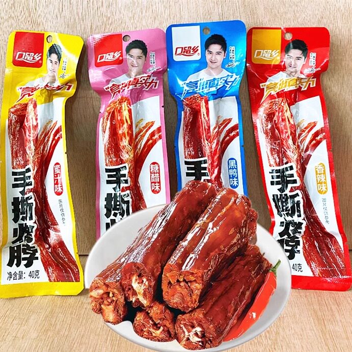 口留乡手撕烤脖独立包装整根风干鸡脖休闲办公室零食小吃卤味鸡肉