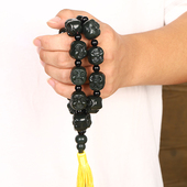 和田玉手持男士 大号佛头手串转运保平安文玩把玩件手饰男天然玉 款