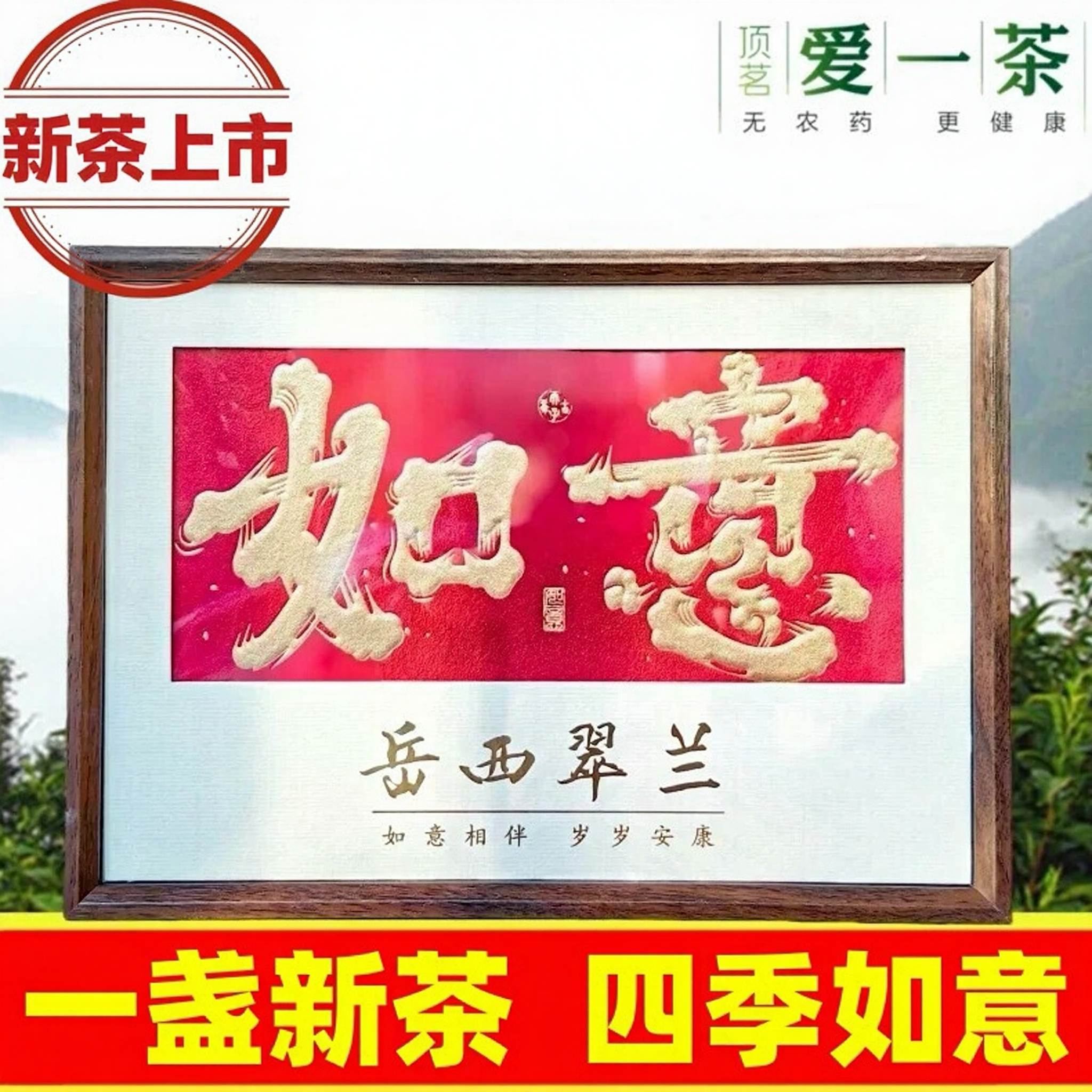 2026新茶无农药岳西高山茶翠兰绿茶高山老树茶叶端午礼食用农产品