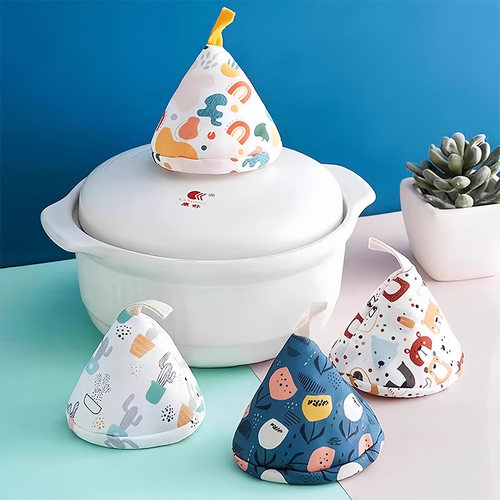 三角防烫锅盖帽锅把手隔热手套