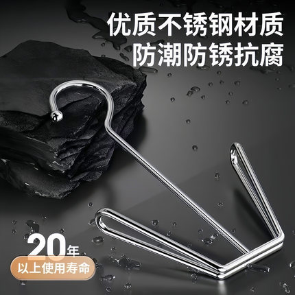 不锈钢晾鞋架晒鞋子挂钩室外家用阳台多功能防风晾鞋架晒鞋置物架