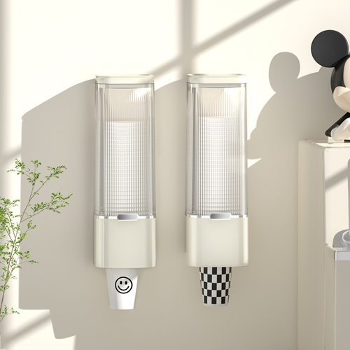 一次性杯子取杯器壁挂收纳取杯架