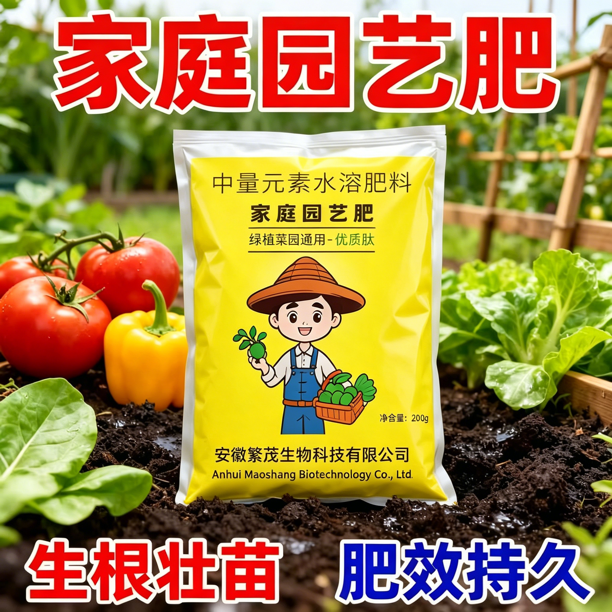 优质肽花用绿植高氮肥料花卉盆栽种菜通用复合肥家庭园艺优肽氮肥