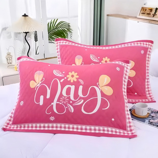 加大加厚纯棉枕巾纱布枕头巾四季学生成人情侣盖巾吸汗高档