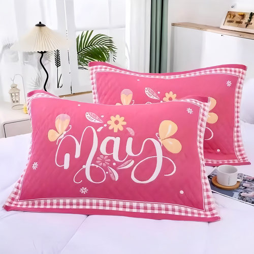 加大加厚纯棉纱布吸汗枕巾