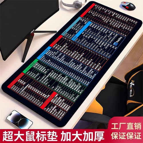 超大号鼠标垫办公电脑键盘垫