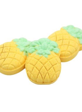 水果菠萝爆炸浴盐多彩精油浴盐球气泡弹bath bombs异形爆炸球