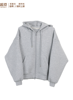 记忆的起点百搭宽松休闲外套2026春季新款简约纯色外套70AC41664