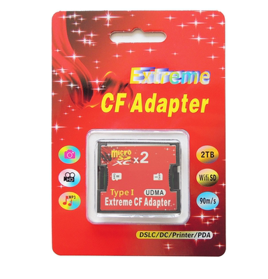 双TF/microsd转CF卡套 手机内存小卡转单反相机存储卡 i型 32GB