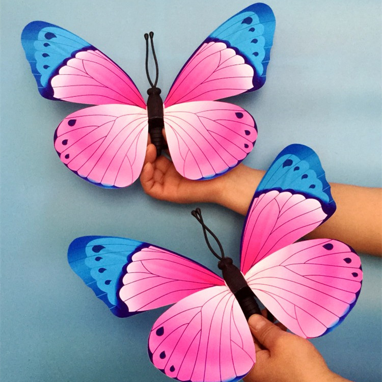 小朋友舞蹈道具手腕立体蝴蝶表演