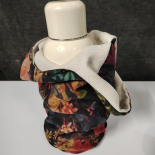 香云纱传家壶mini保护套杯套便携手拎袋水壶袋布包日式手腕包595M