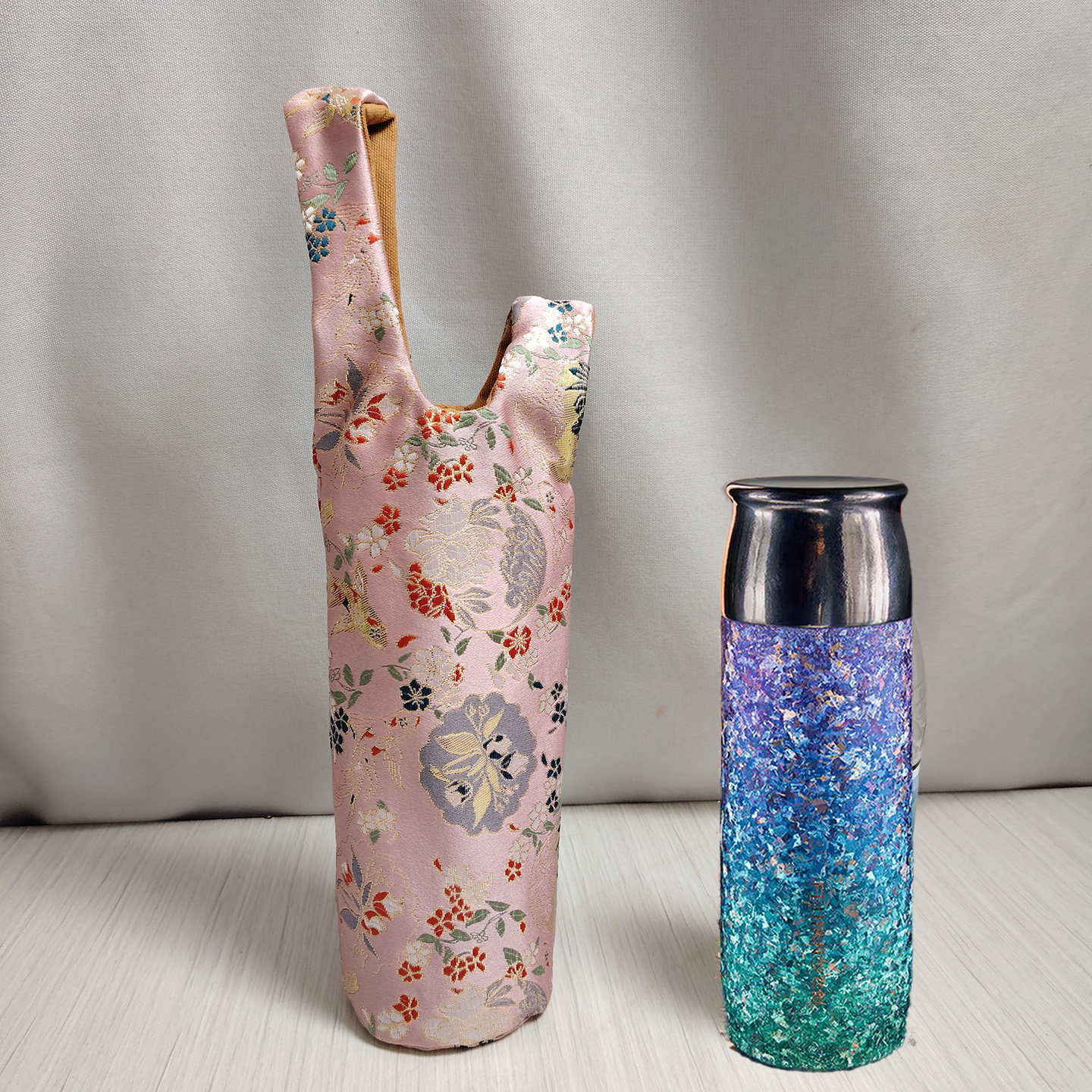 飞剑500ML钛杯保护套子杯套防摔新中式便携防护防烫隔热手拎布袋