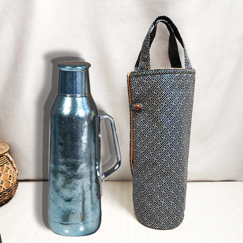 太可1600ML钛壶保护袋收纳户外防护帆布水壶套加厚加大款定制古布