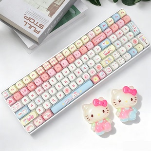 客制化无线100键三模有线无线蓝牙机械键盘白光热插拔机械静音轴