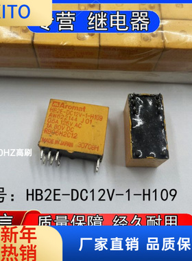 原装松下HB2E-DC2V-1-H109小型功率继电器AW622144两开两闭8脚1A