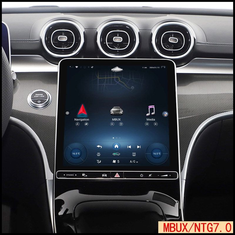 适用2021-25款奔驰C200 C260 C300 C350原车中控屏升级安卓解码器