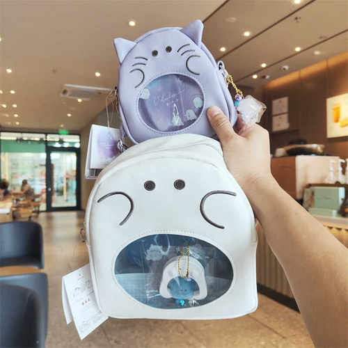 伊藤家CRUX正版授权幽幽家族PU双肩背包休闲包旅行包小书包痛包