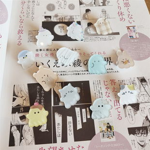 授权幽幽家族亚克力半透明少女心单面胸针别针 伊藤家可爱CRUX正版