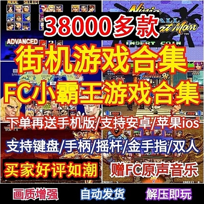 街机游戏合集FC小霸王模拟器经典PC电脑手机下载拳皇合金弹头街霸