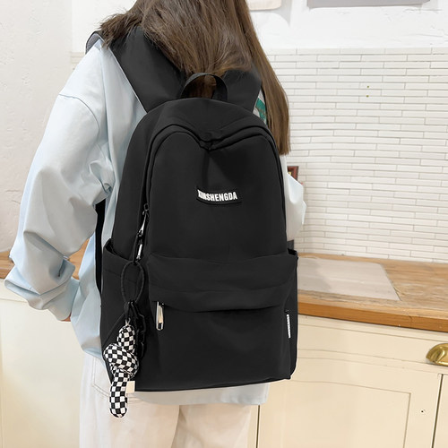 书包女生初中生韩版百搭双肩包