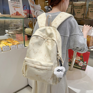 书包女生小学生2025新款韩系学院风双肩包初中生高中ins小众背包