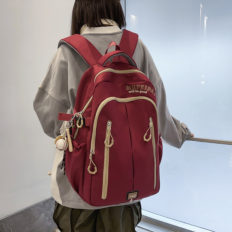 书包女生小学生2025新款高级感ins小众双肩包男士初中生大学背包