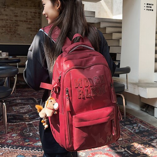 书包初中生女生高中大学生背包