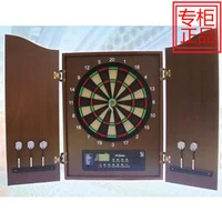 0409 【Quà tặng】 Phi tiêu điện tử JB02C nhắm hộp phi tiêu tự động sang trọng bằng gỗ - Darts / Table football / Giải trí trong nhà bộ phi tiêu treo tường