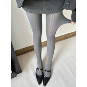 超好看秋款 好穿爆款 棉质天鹅绒提花性感美腿塑形连裤 袜网红春秋款