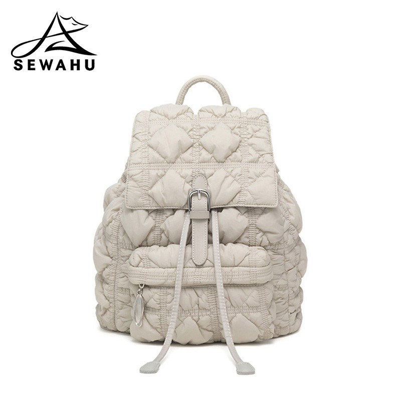 2025新款小众轻便双肩包女时尚百搭小背包书包大容量通勤云朵包包,箱包皮具/热销女包/男包,双肩背包,淘宝优惠券,粉丝福利购,淘宝优惠卷