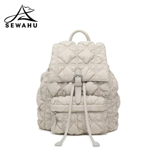 SEWAHU韩版经典设计云朵双肩包