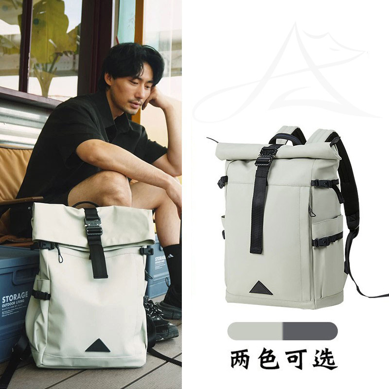 户外旅行双肩包男女大容量轻便通勤电脑背包男士运动百搭登山书包