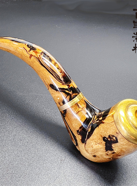 男士烟斗两用型海柳烟斗 血柳 斗型漂亮天然材质厂家直销 YD012