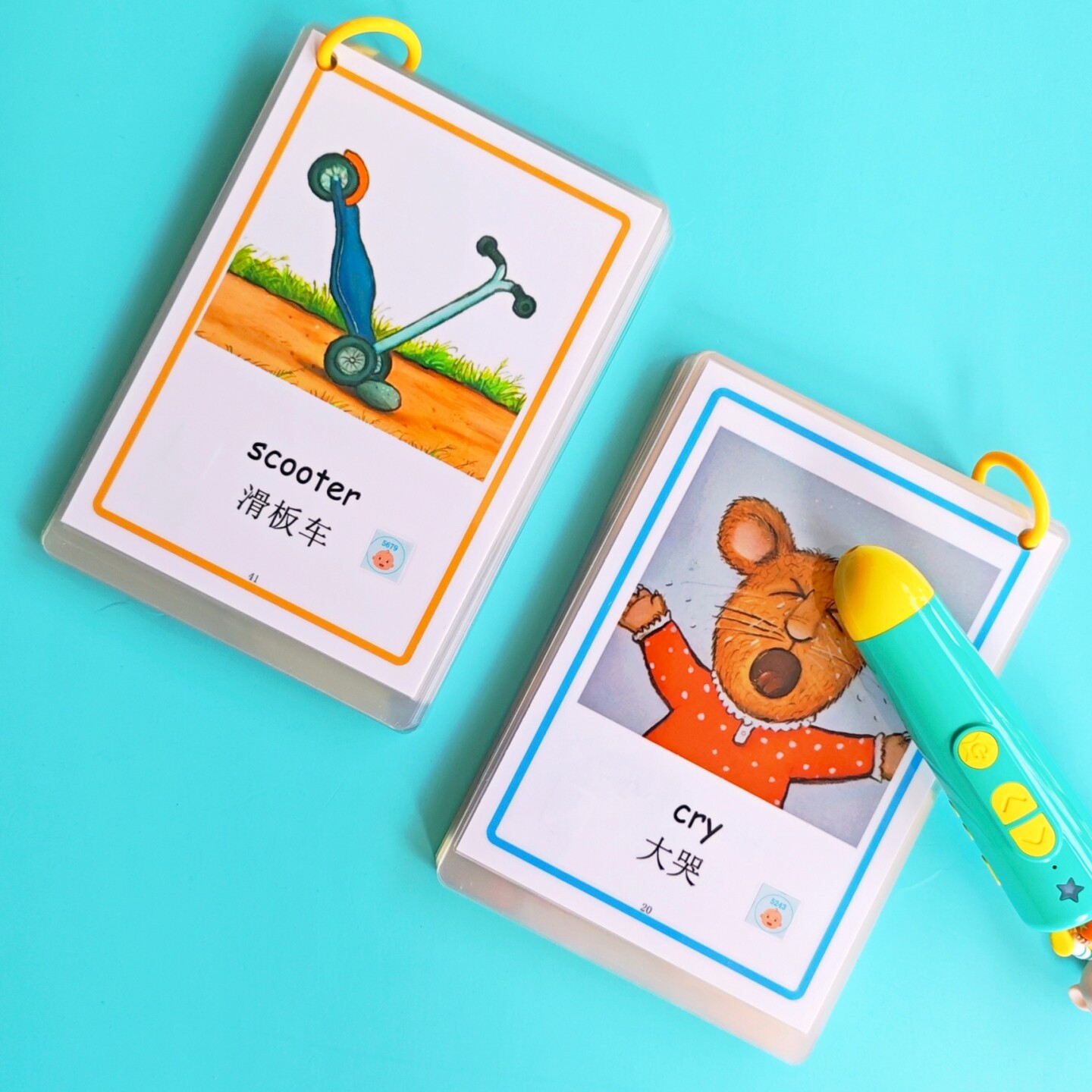 波西tpr皮谱Pip and Posy英语启蒙动作认知单词毛毛虫和JOJO点读