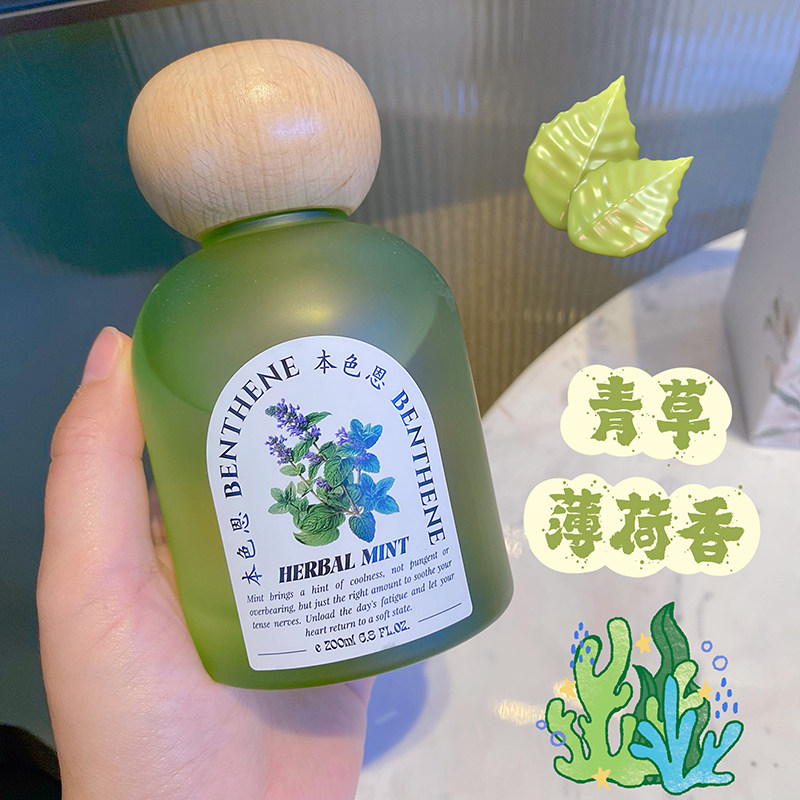 2025新青草薄荷香薰室内家用空气清新持久淡香西柚高级香氛除异味
