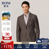 堡尼2023春夏新品 商务西服套装 羊毛套西上装 BONI 西裤 男AP138001A