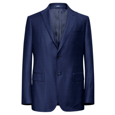 堡尼商务休闲修身西服套装