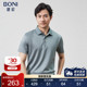 堡尼2023春夏新品 商务修身 翻领POLO衫 BONI 混纺短袖 T恤LP345A81B