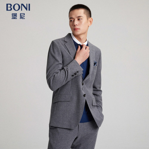 堡尼商务四季款西服套装