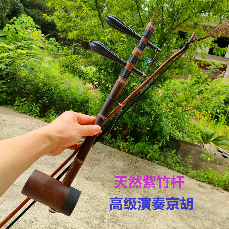 【专业京胡】高级京胡乐器天然紫京胡