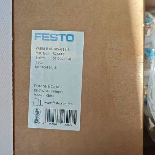 费斯托气路板VABM-B10-20S-G14-3，型号576--议价商品