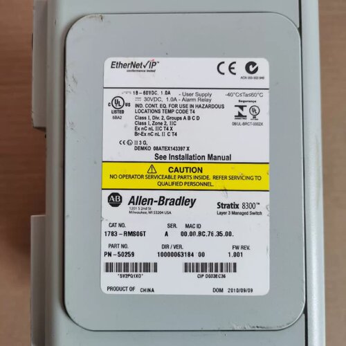 AB罗克韦尔1783-RMS06T，Stratix8300, --议价商品