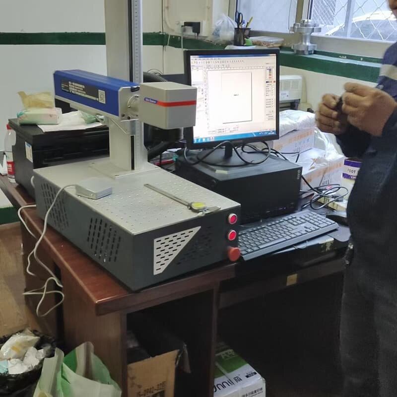 桌上型激光打标机，光纤激光打标机，激光打字机正常使用包教会！