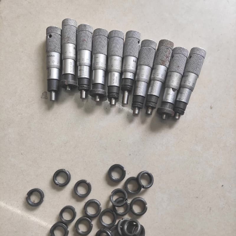 三丰测微头10个240元包邮 千分尺行程0-13mm--议价商品