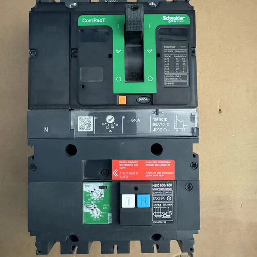 施耐德ComPacT塑壳断路器NSX100F，4P四相，80--议价商品