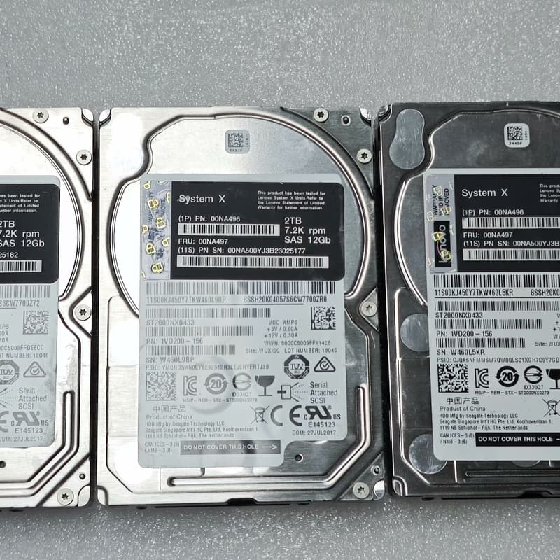 联想 System X 2TB SAS 2.5寸 12GB--议价商品